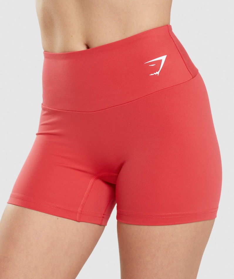 Gymshark Treningsshorts Rubinrød