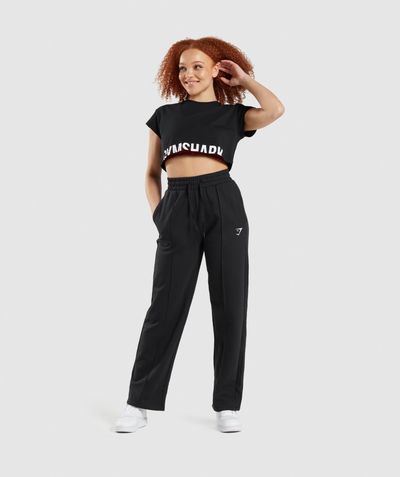 Gymshark Trening Straight Leg Jogger Svart