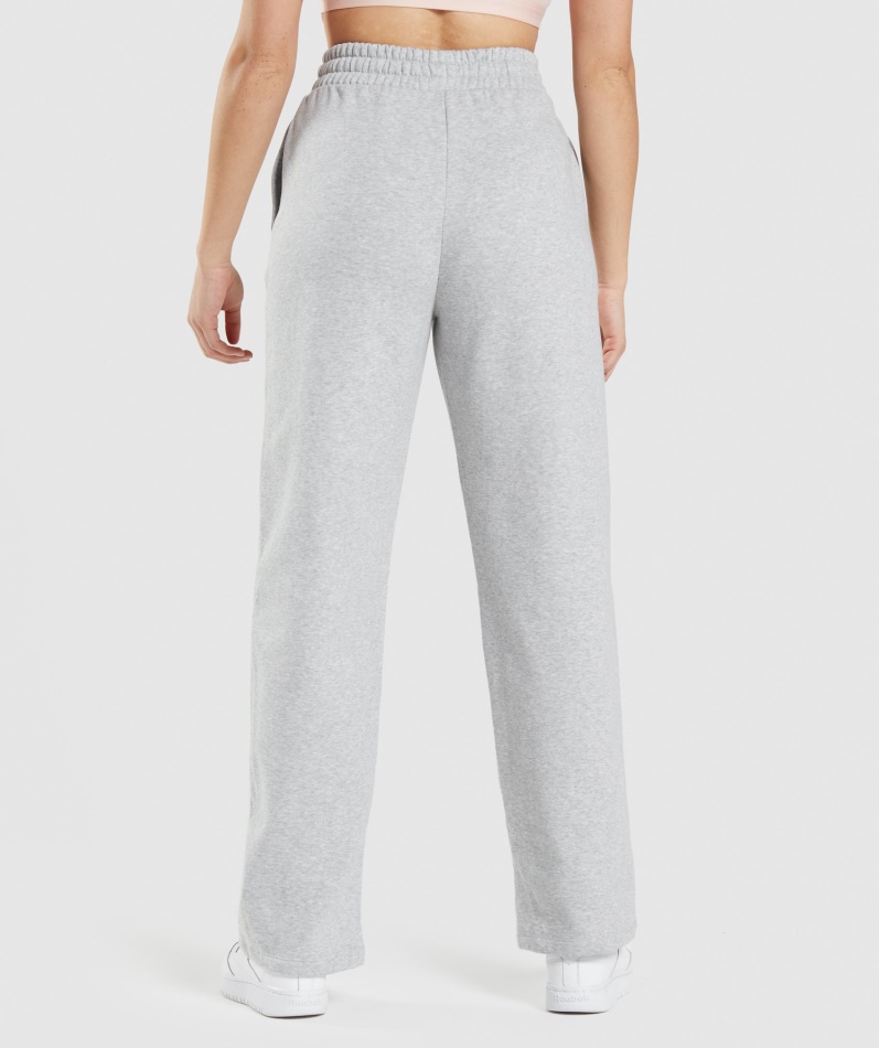 Gymshark Trening Straight Leg Joggers Lys Grå Mergel