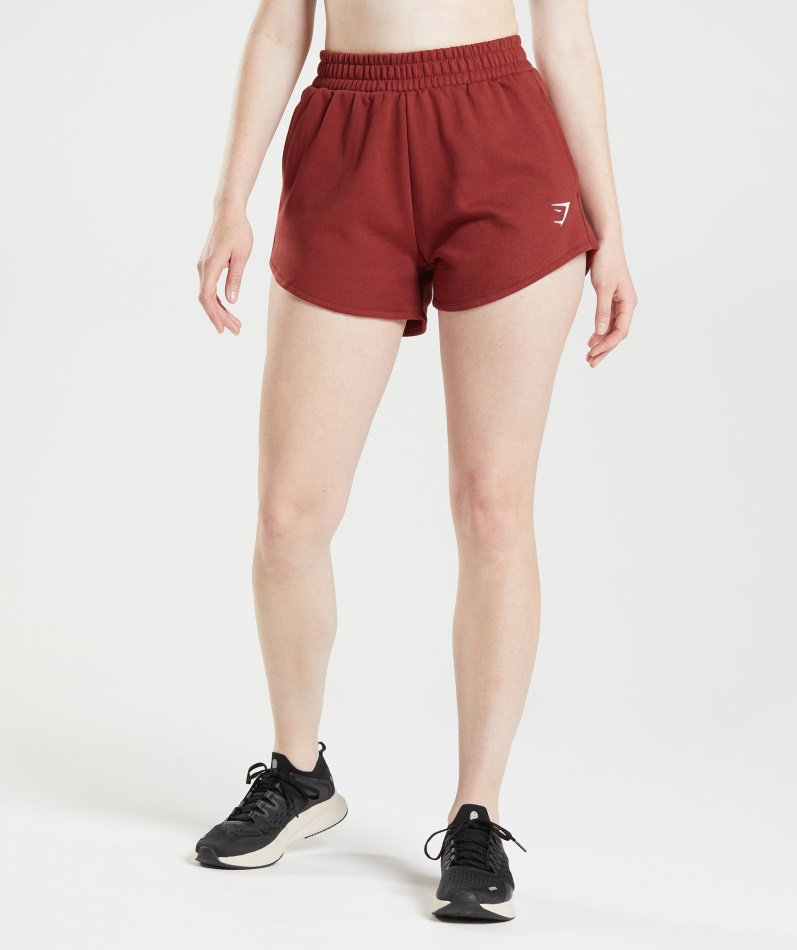 Gymshark Treningsshorts Palisander Rød