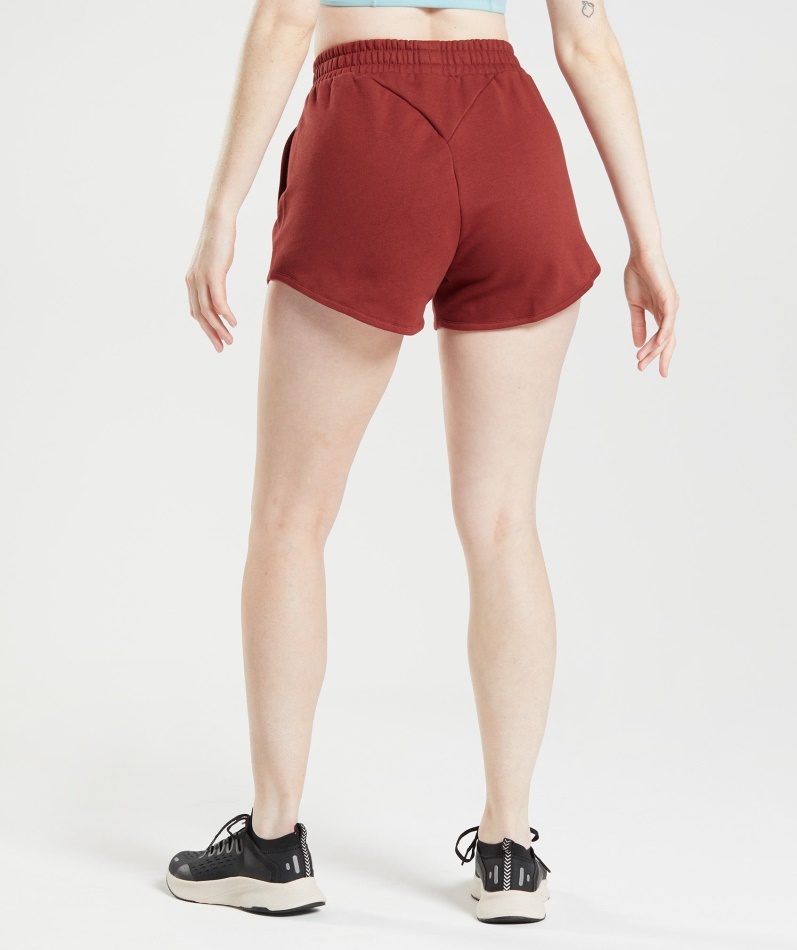 Gymshark Treningsshorts Palisander Rød