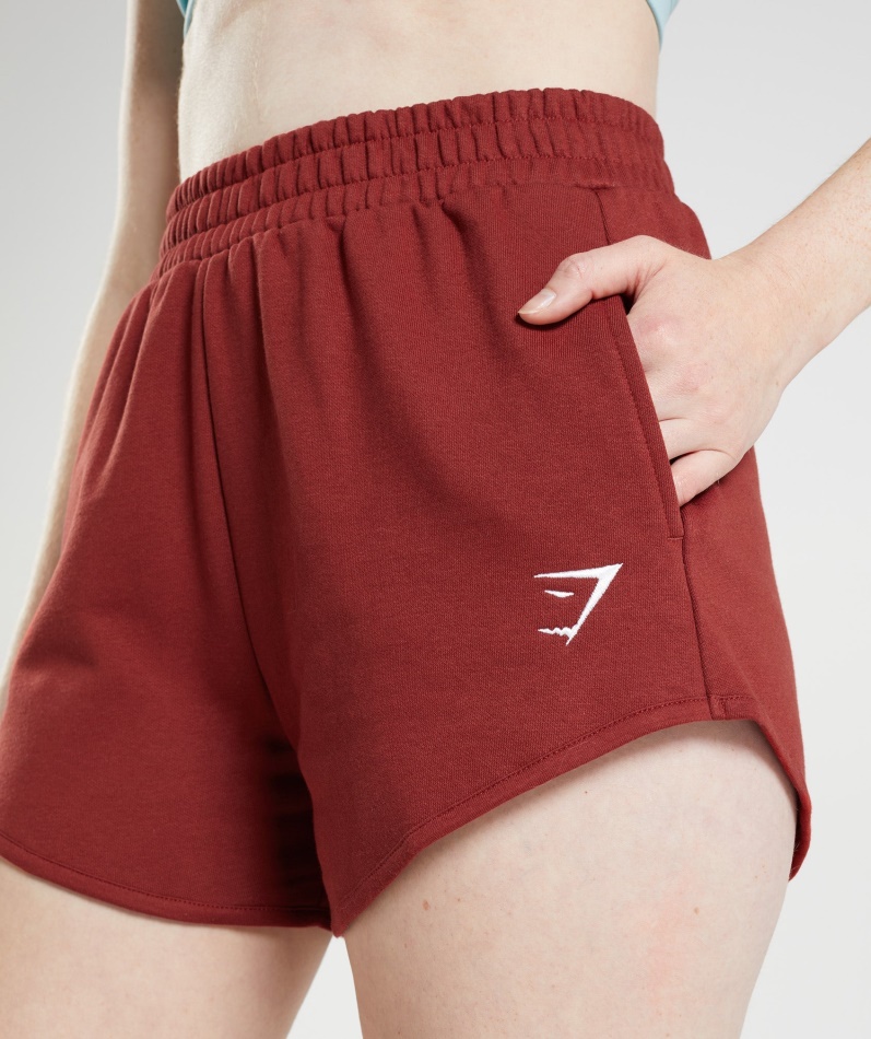 Gymshark Treningsshorts Palisander Rød