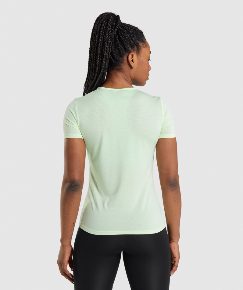 Gymshark Trening T-skjorte Agurk Grønn