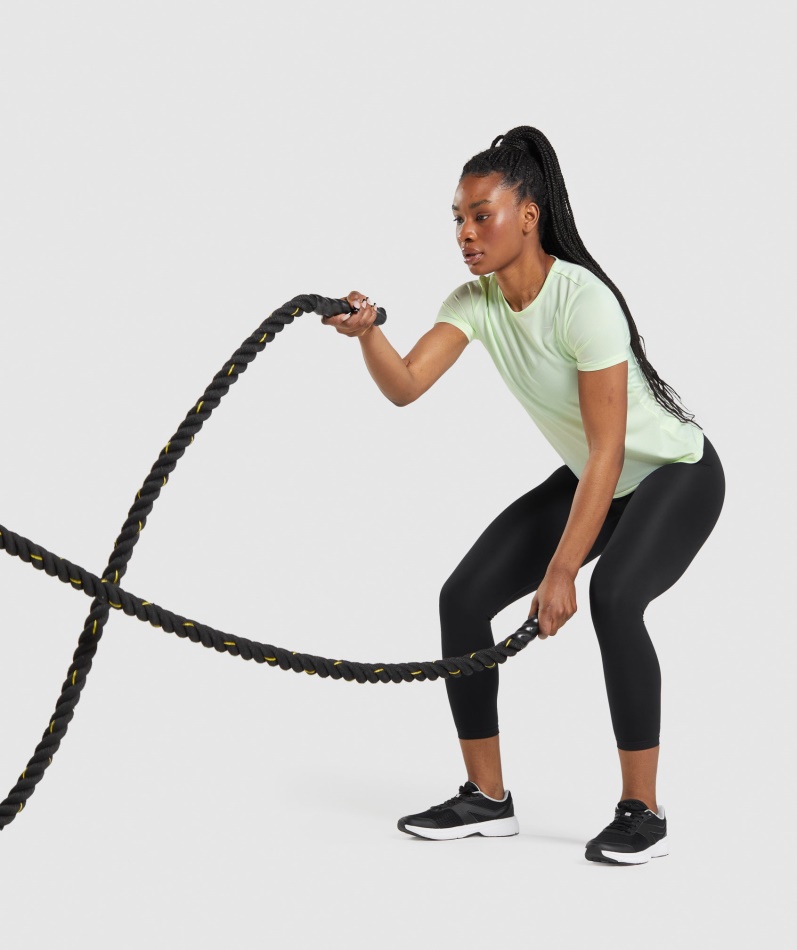 Gymshark Trening T-skjorte Agurk Grønn