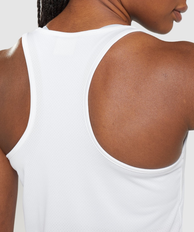 Gymshark Treningsvest Hvit