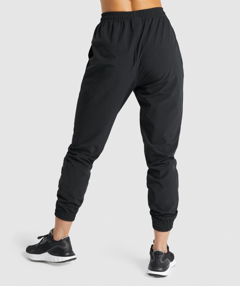 Gymshark Trening Vevde Joggebukser Svart