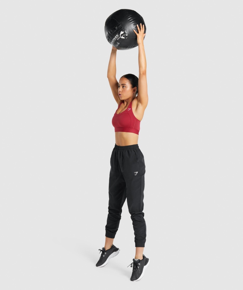 Gymshark Trening Vevde Joggebukser Svart