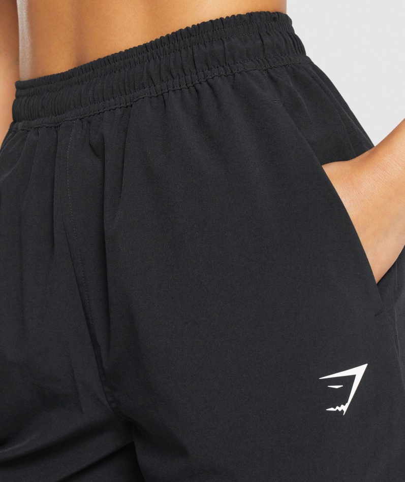 Gymshark Trening Vevde Joggebukser Svart