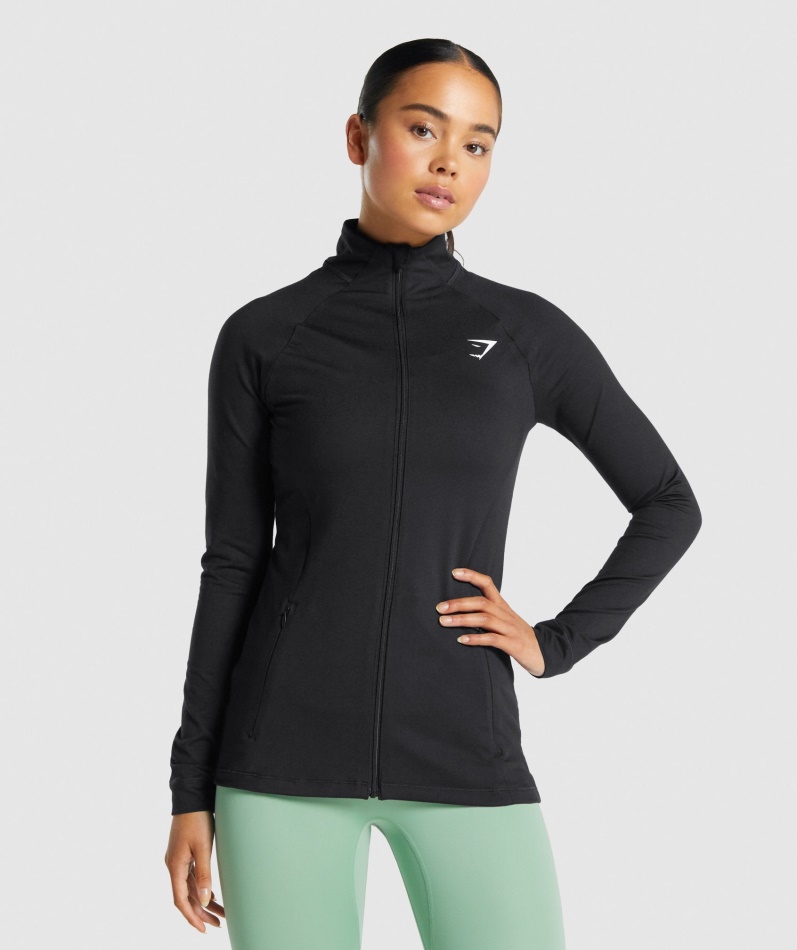 Gymshark Trening Zip Up Svart