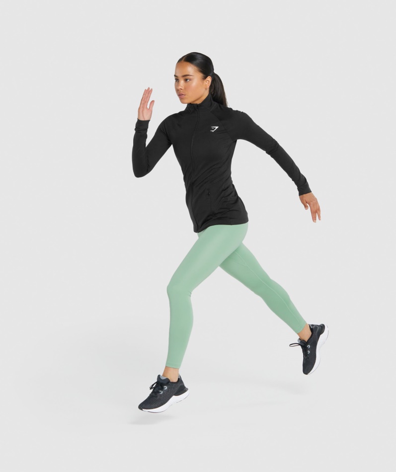 Gymshark Trening Zip Up Svart