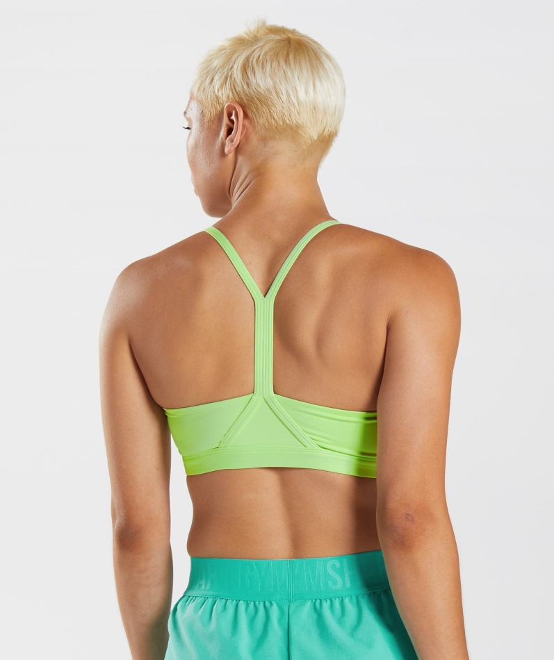 Gymshark V-hals Sports-bh Kiwi Grønn