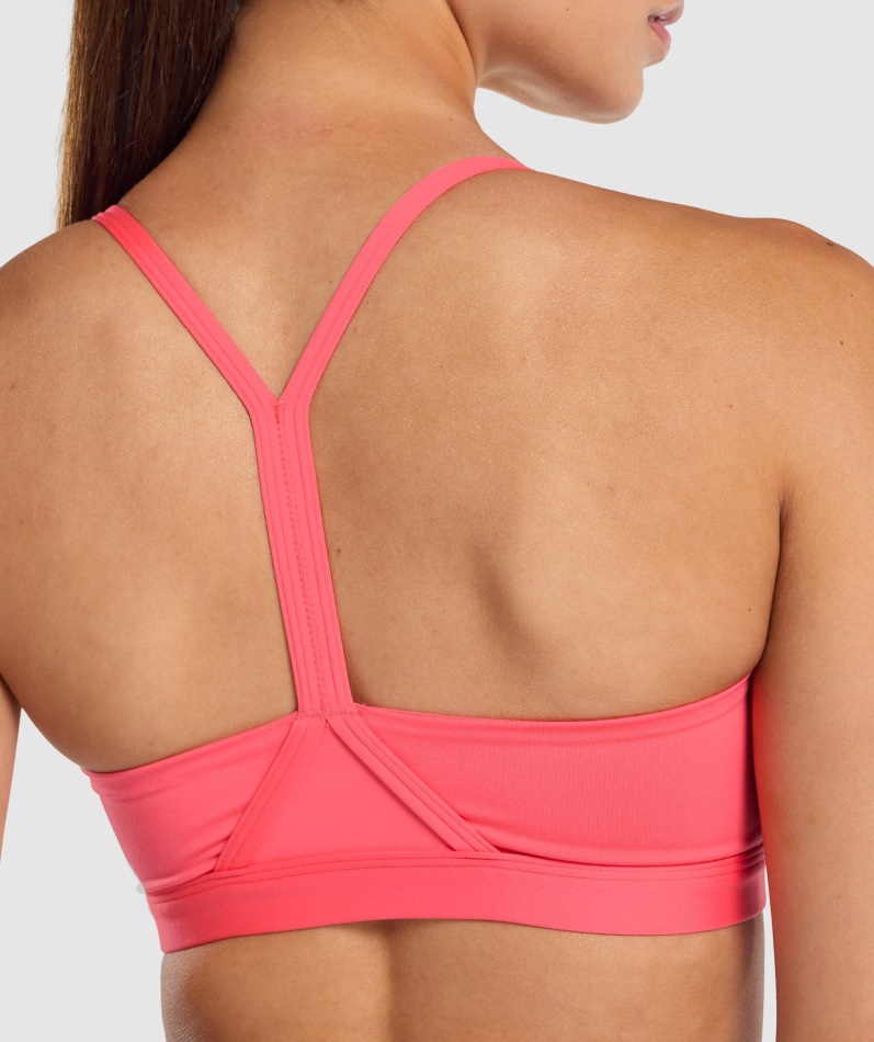Gymshark V-hals Sports-bh Rosa