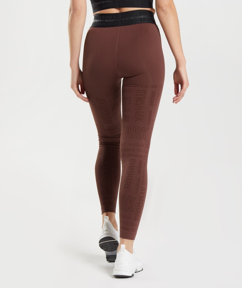 Gymshark Vision Leggings Kirsebærbrun