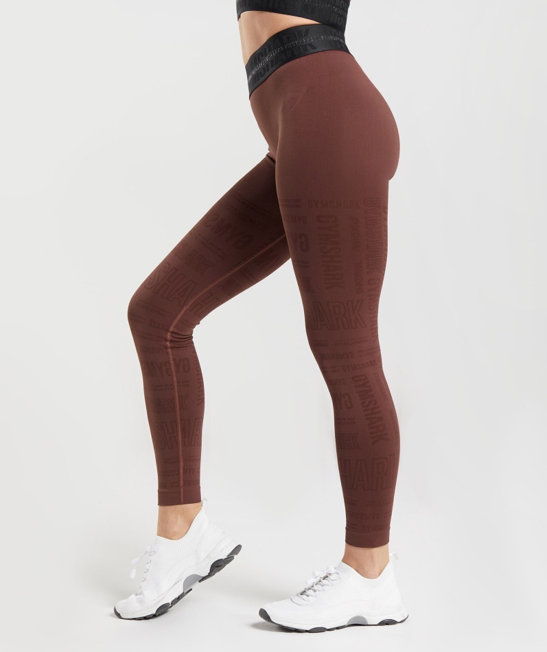 Gymshark Vision Leggings Kirsebærbrun