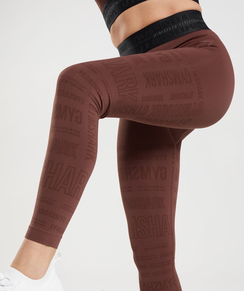 Gymshark Vision Leggings Kirsebærbrun