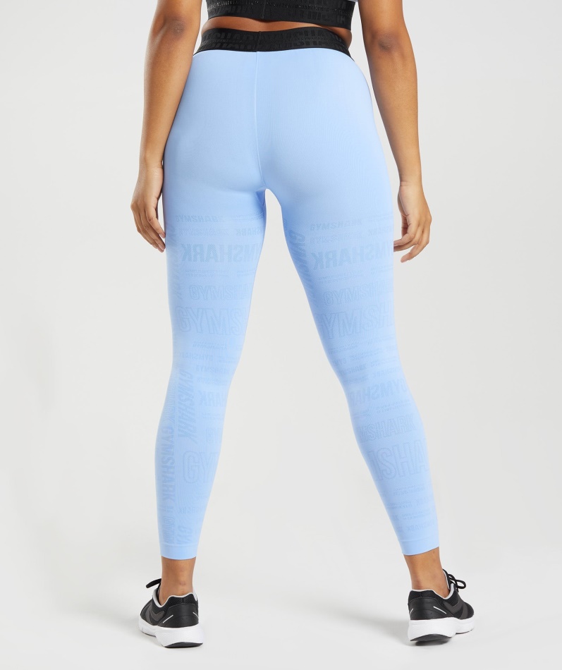 Gymshark Vision Leggings Månestein Blå