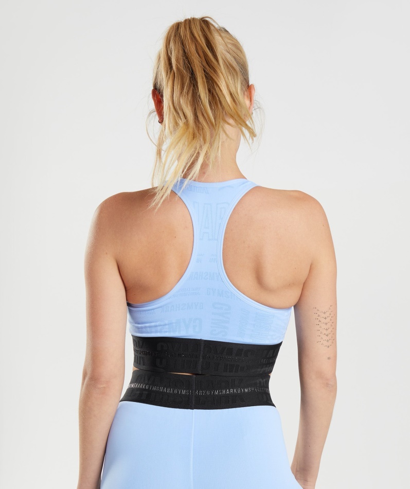 Gymshark Vision Sports Bh Månestein Blå