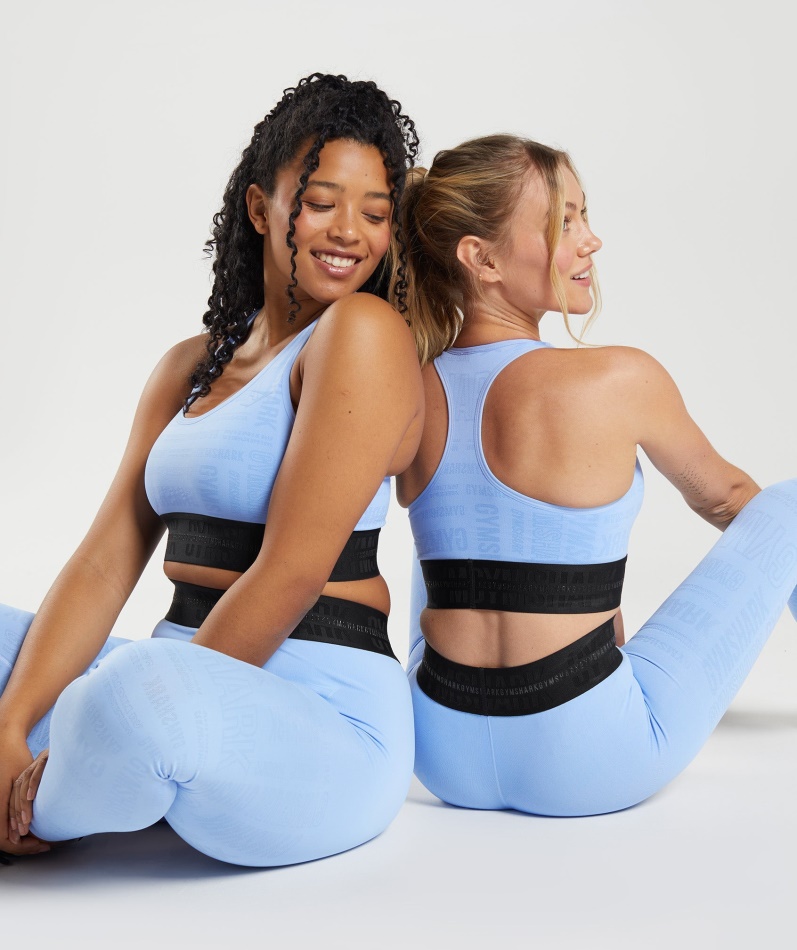 Gymshark Vision Sports Bh Månestein Blå