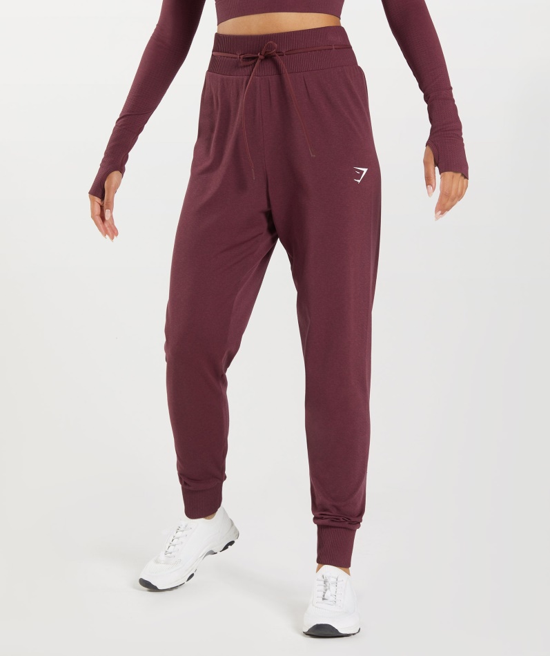 Gymshark Vital Sømløs 2.0 Joggere Bakt Rødbrun Mergel
