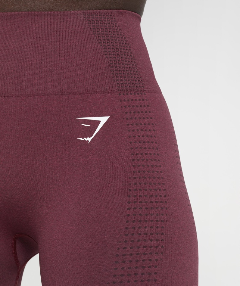 Gymshark Vital Sømløs 2.0 Leggings Bakt Rødbrun Mergel