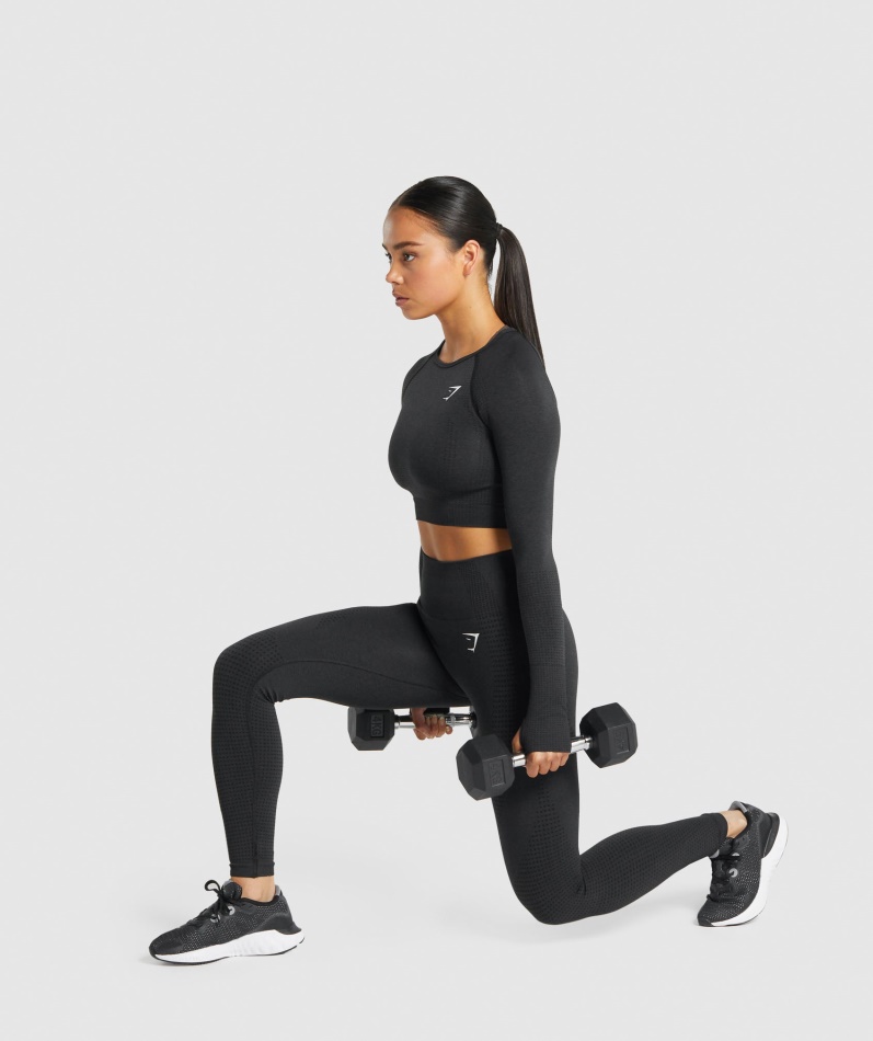 Gymshark Vital Seamless 2.0 Leggings Black Merg