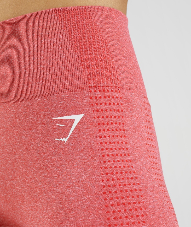 Gymshark Vital Seamless 2.0 Leggings Chili Red Marl