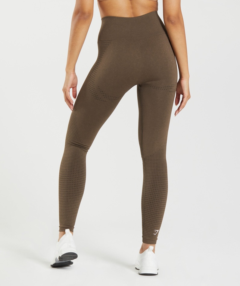 Gymshark Vital Sømløs 2.0 Leggings Espresso Marl