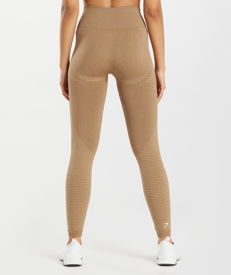 Gymshark Vital Sømløs 2.0 Leggings Fawn Marl