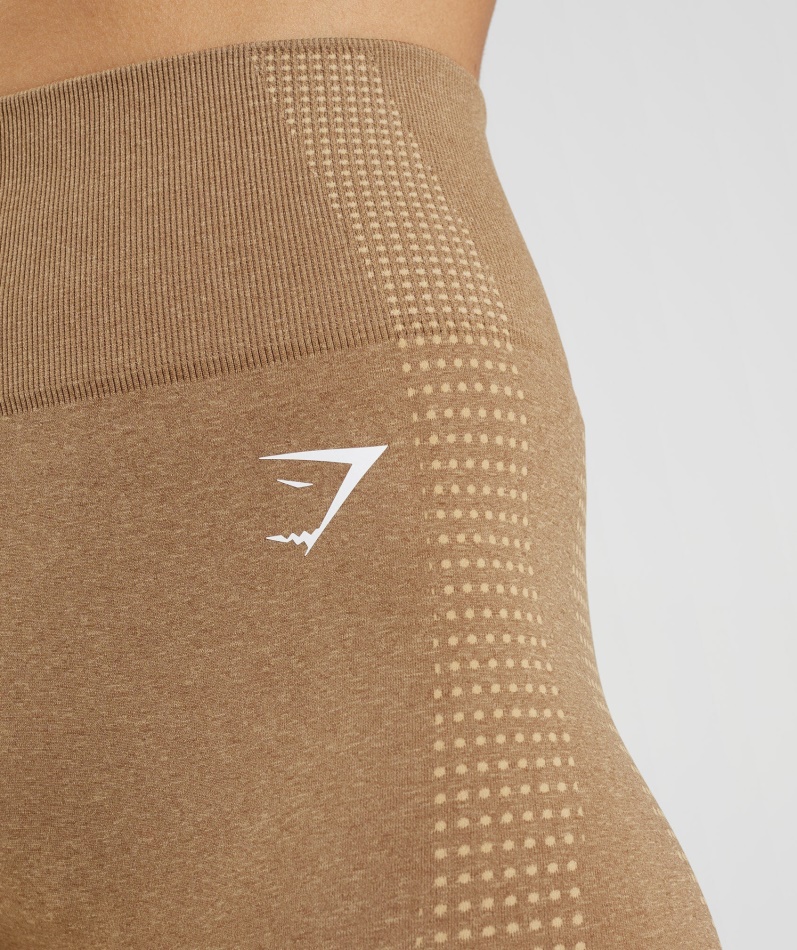 Gymshark Vital Sømløs 2.0 Leggings Fawn Marl