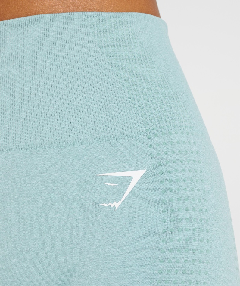 Gymshark Vital Sømløs 2.0 Leggings Perleblå Marl