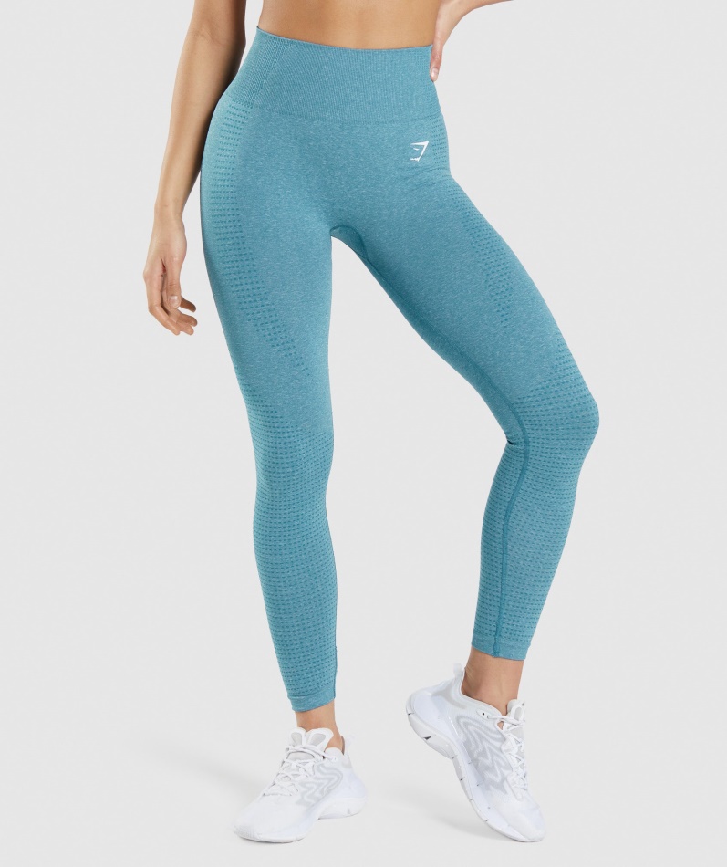 Gymshark Vital Seamless 2.0 Leggings Tahoe Teal Marl