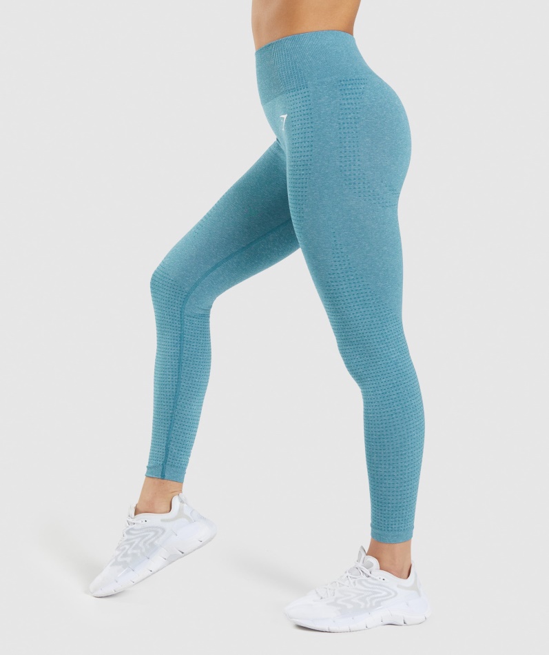 Gymshark Vital Seamless 2.0 Leggings Tahoe Teal Marl