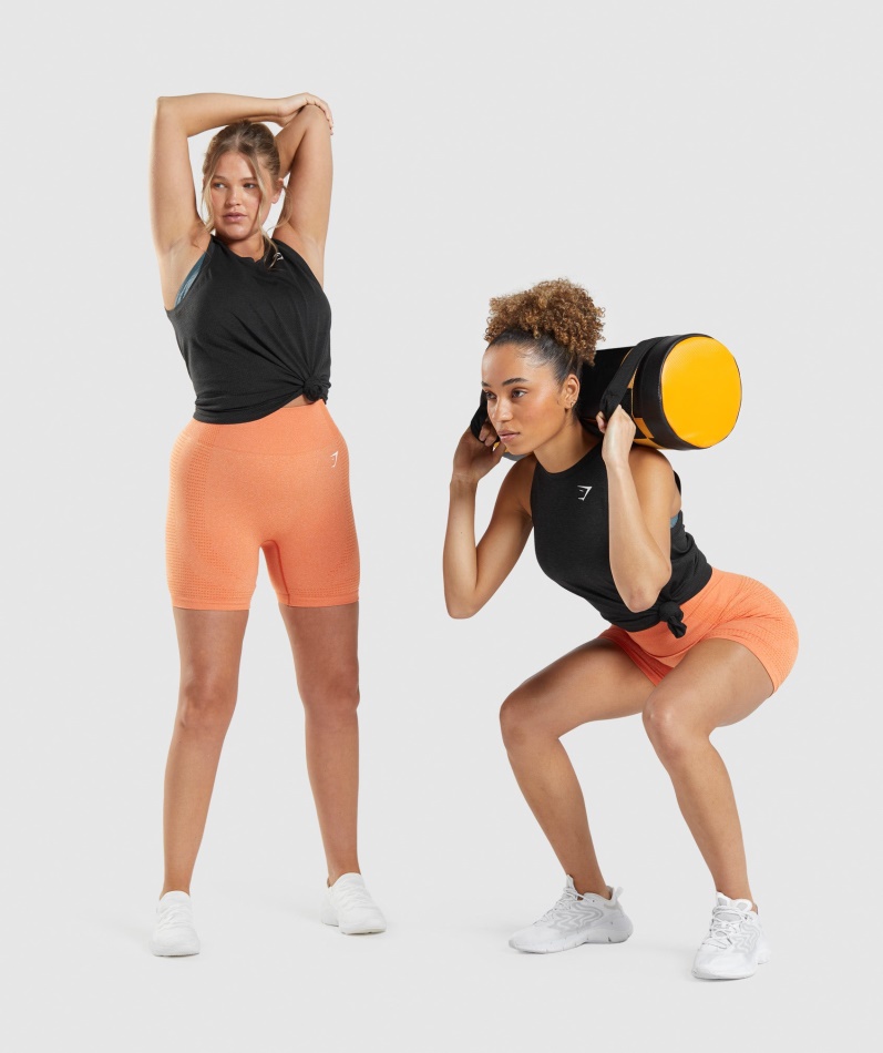 Gymshark Vital Seamless 2.0 Light Tank Black Merg