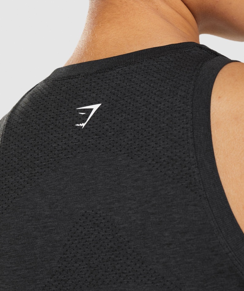 Gymshark Vital Seamless 2.0 Light Tank Black Merg
