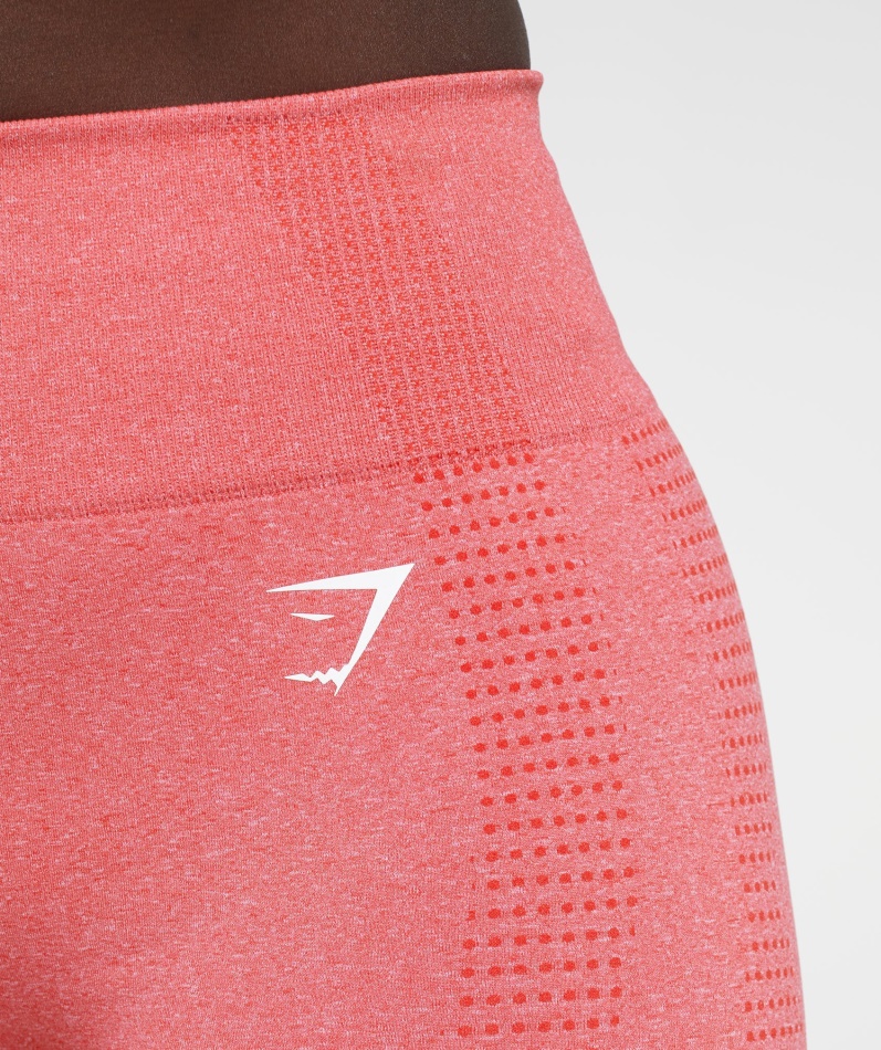 Gymshark Vital Sømløs 2.0 Shorts Chili Red Marl