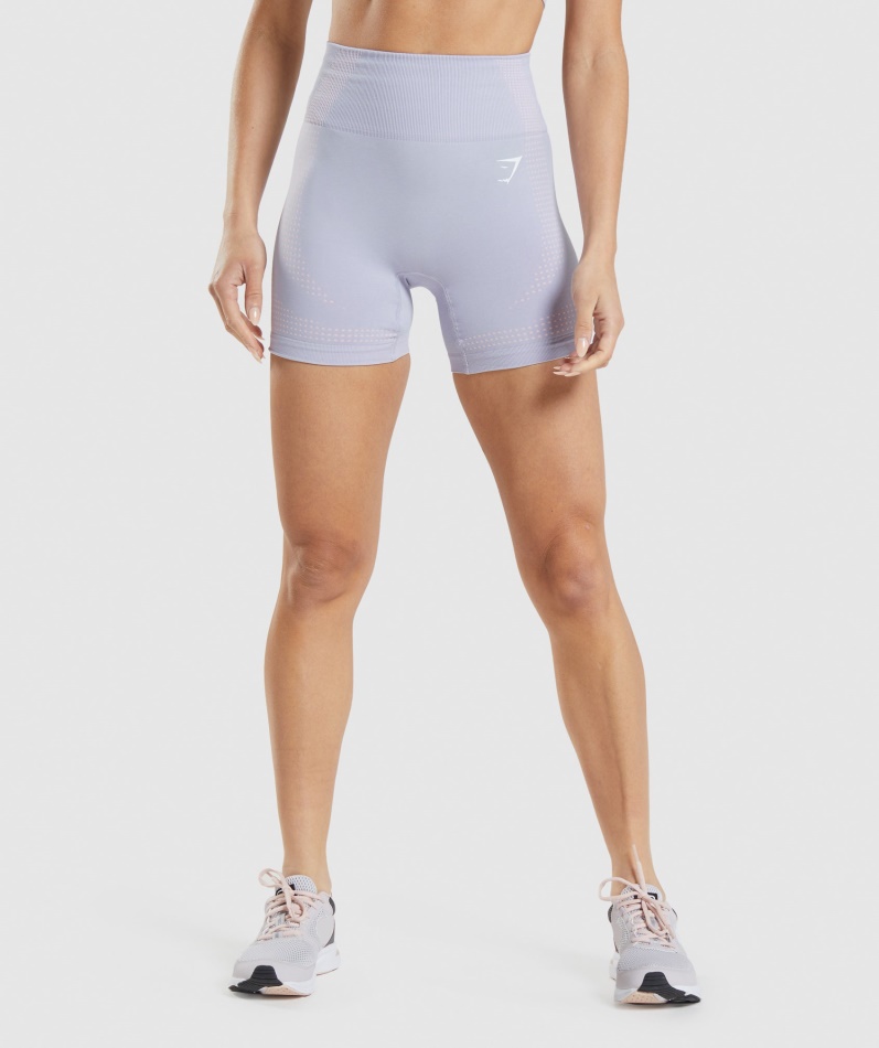 Gymshark Vital Sømløs 2.0 Shorts Moonstone Blue Merg