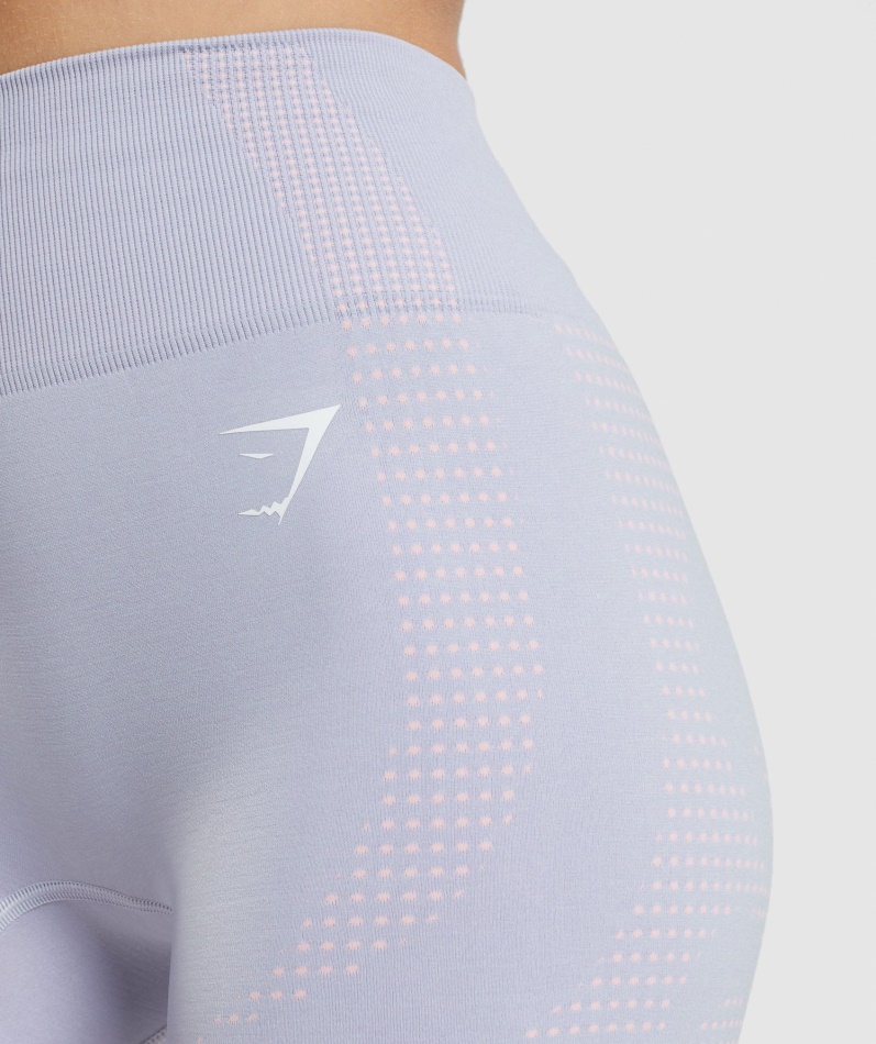 Gymshark Vital Sømløs 2.0 Shorts Moonstone Blue Merg
