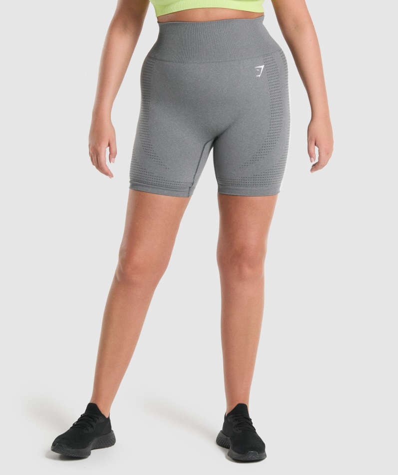 Gymshark Vital Sømløs 2.0 Shorts Smokey Grey Marl