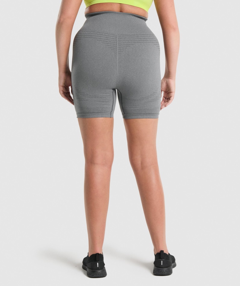 Gymshark Vital Sømløs 2.0 Shorts Smokey Grey Marl