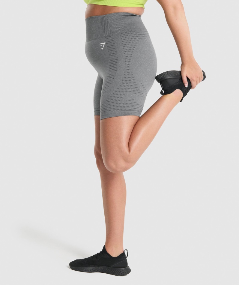 Gymshark Vital Sømløs 2.0 Shorts Smokey Grey Marl