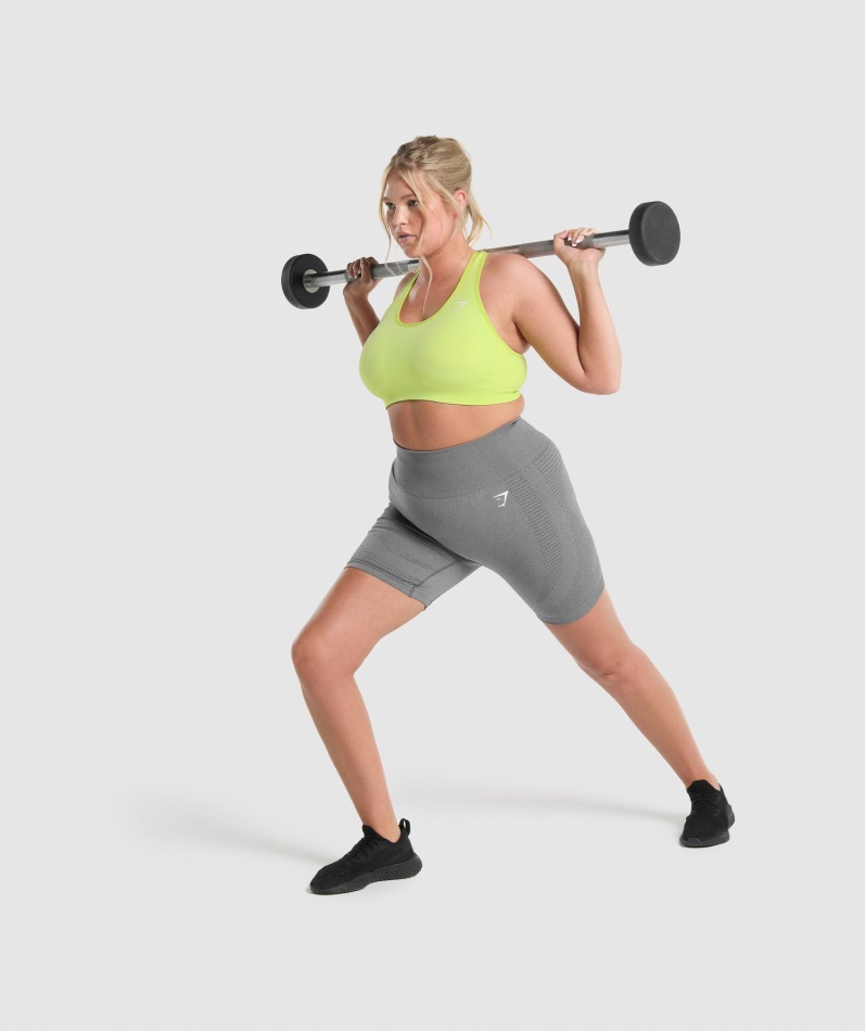 Gymshark Vital Sømløs 2.0 Shorts Smokey Grey Marl