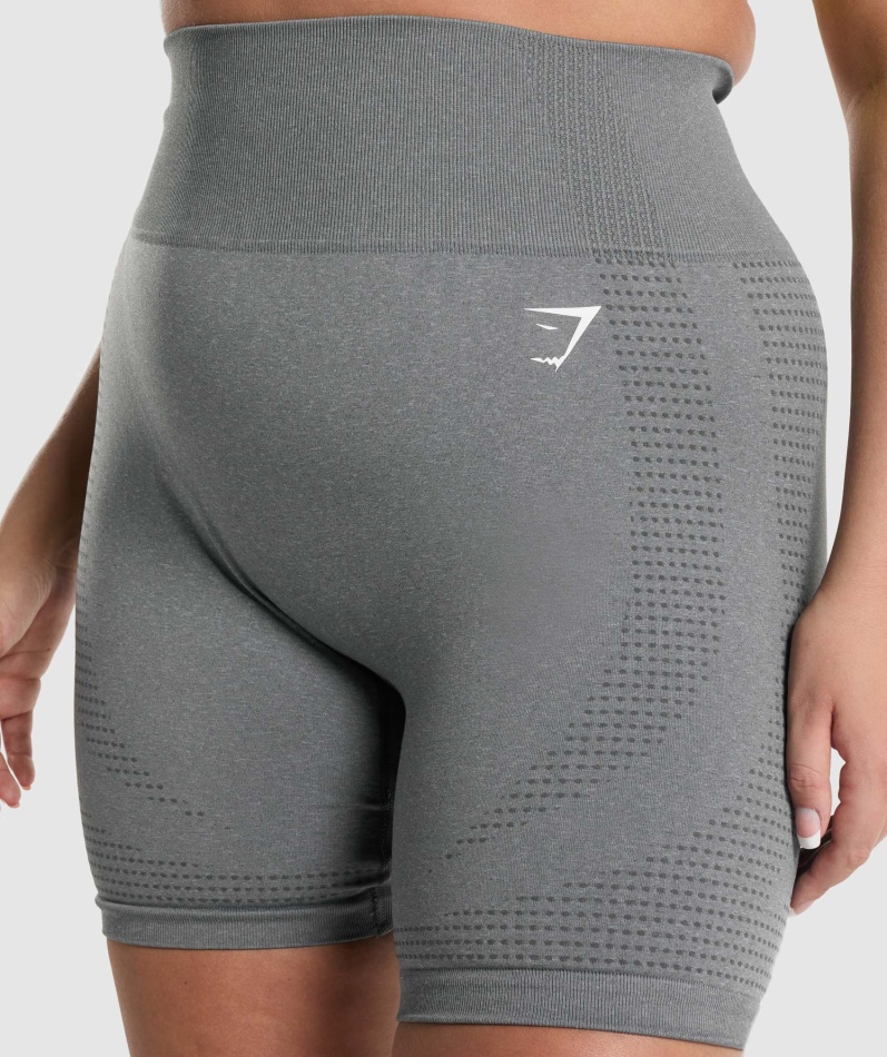 Gymshark Vital Sømløs 2.0 Shorts Smokey Grey Marl
