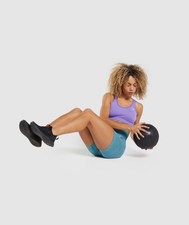 Gymshark Vital Seamless 2.0 Sports-bh Lys Lilla Mergel