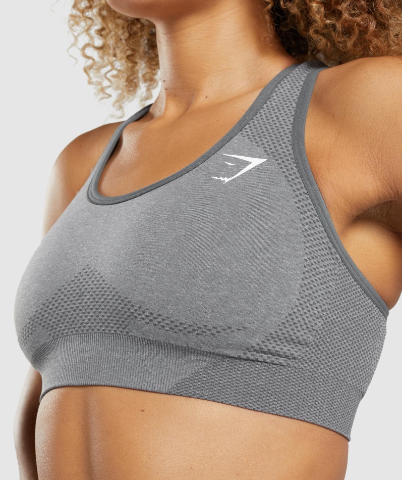 Gymshark Vital Seamless 2.0 Sports-bh Smokey Grey Marl