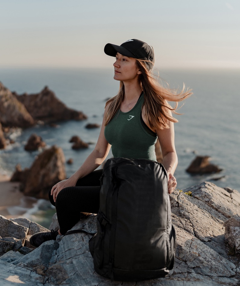 Gymshark Vital Sømløs 2.0 Vest Mørkegrønn Mergel