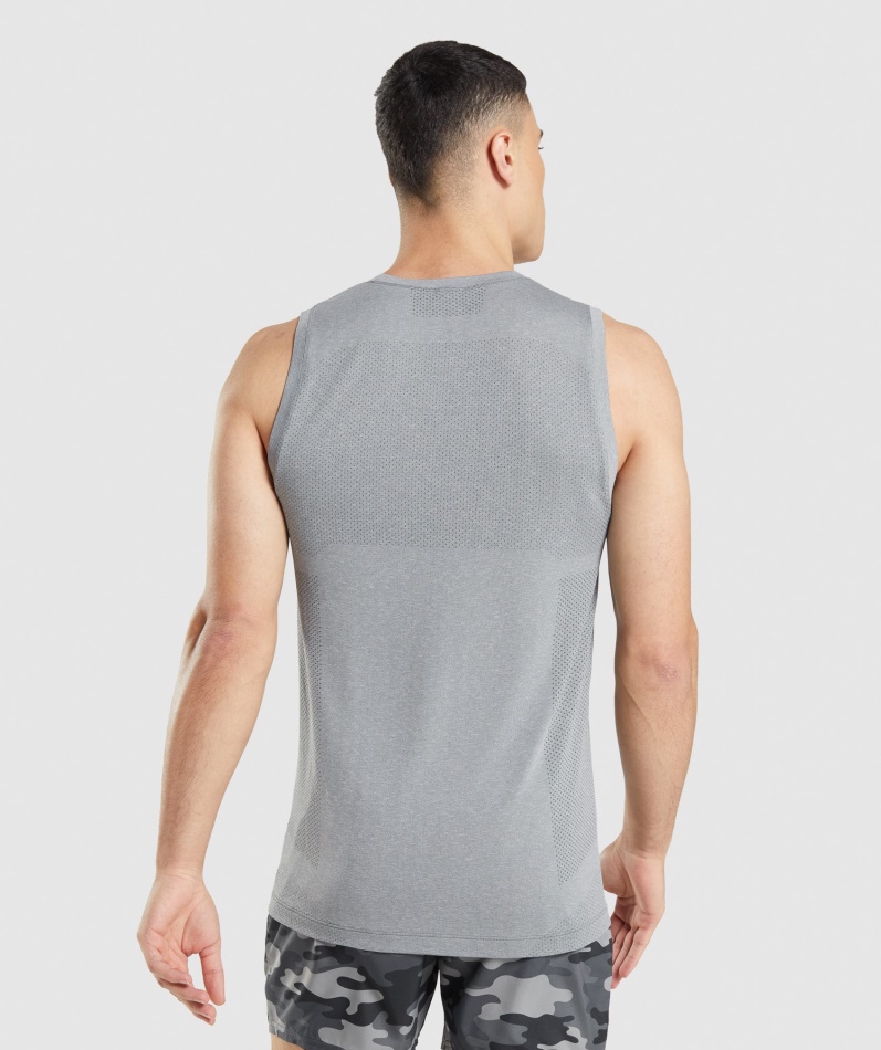 Gymshark Vital Sømløs Lett Tank Kullgrå Mergel