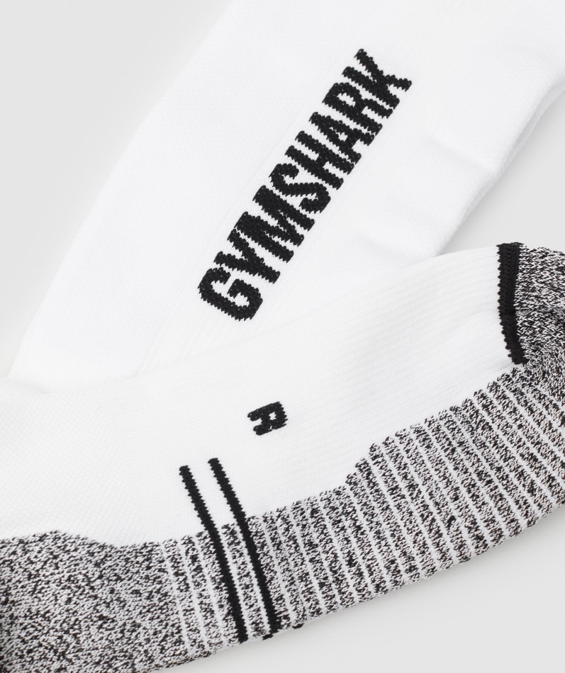 Gymshark Vektløftingssokker Hvite
