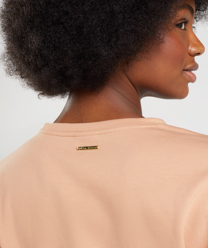 Gymshark Whitney Cropped Pullover Sunset Beige