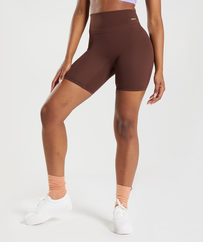 Gymshark Whitney Sykkelshorts Blir Brun På Nytt