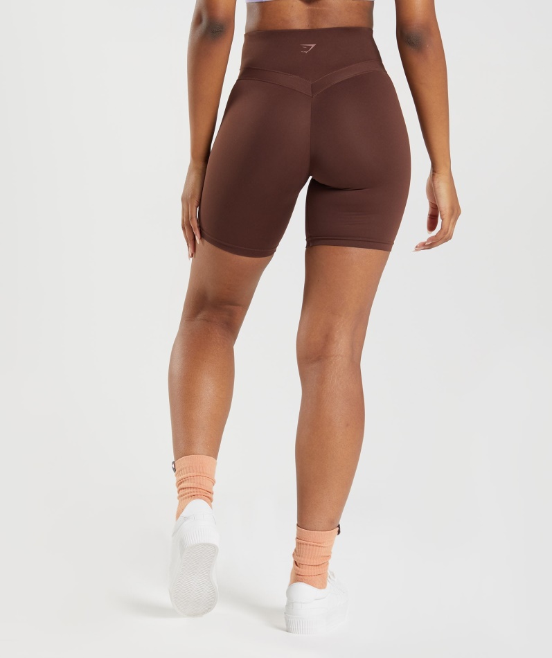 Gymshark Whitney Sykkelshorts Blir Brun På Nytt